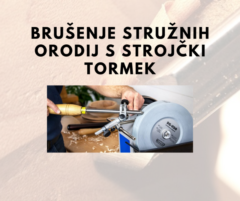 Brušenje stružnih orodij s strojčki Tormek